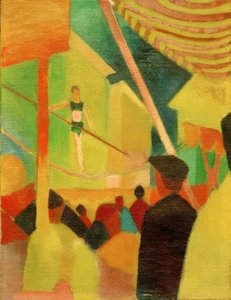 Equilibrista de August Macke